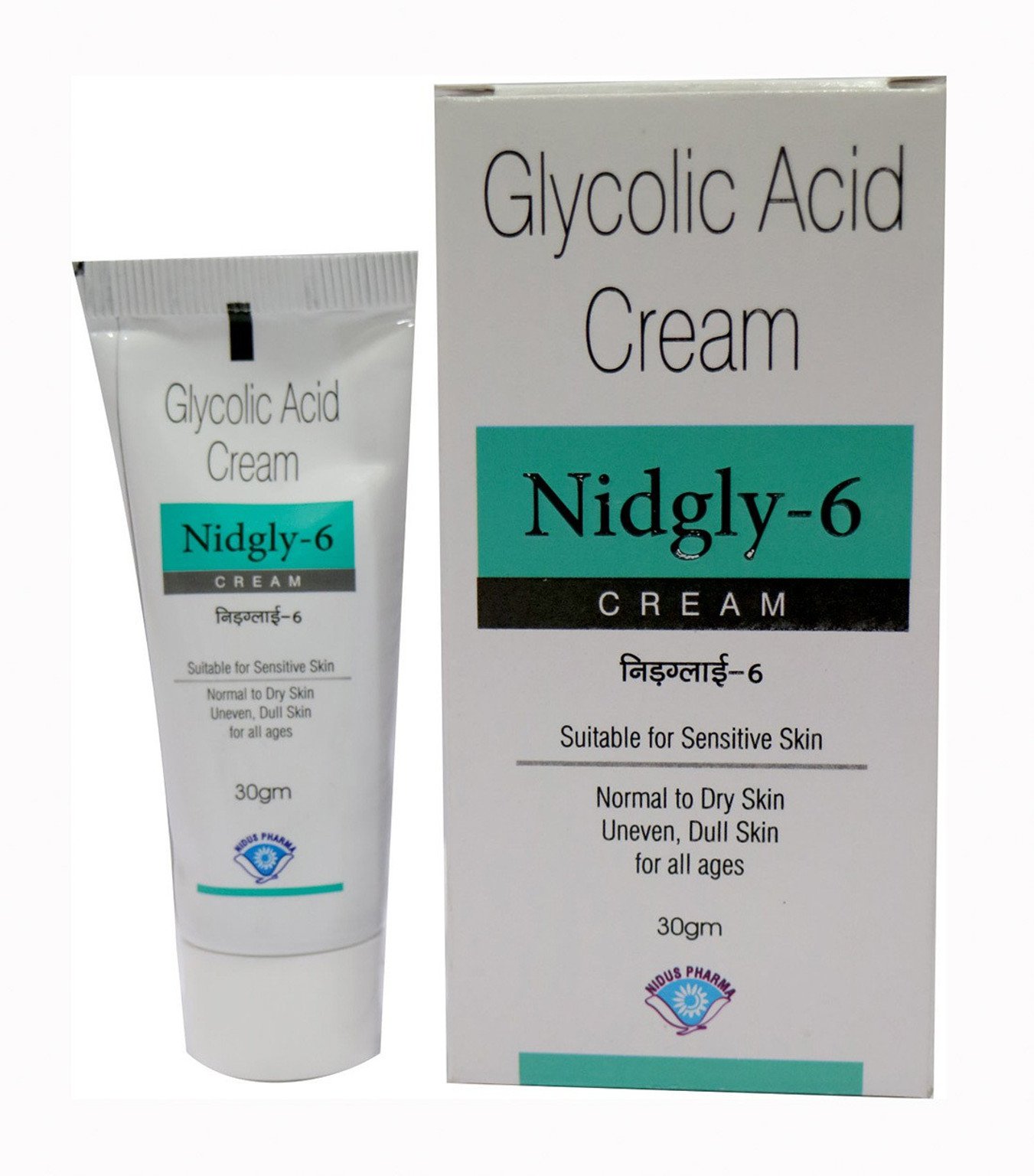 Nidgly-6 Cream (6% Glycolic Acid)