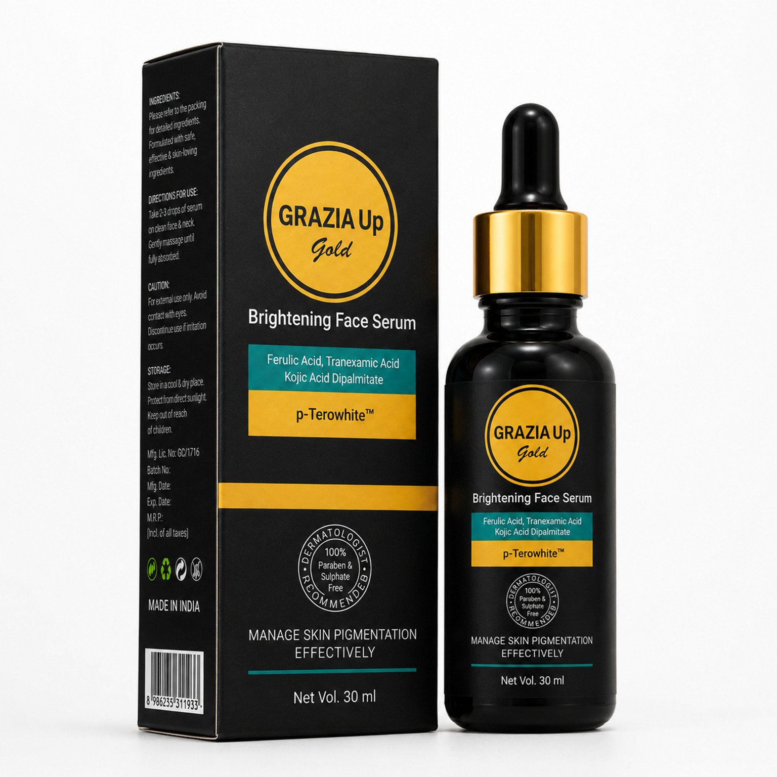 Grazia UP Gold Brightening Face Serum