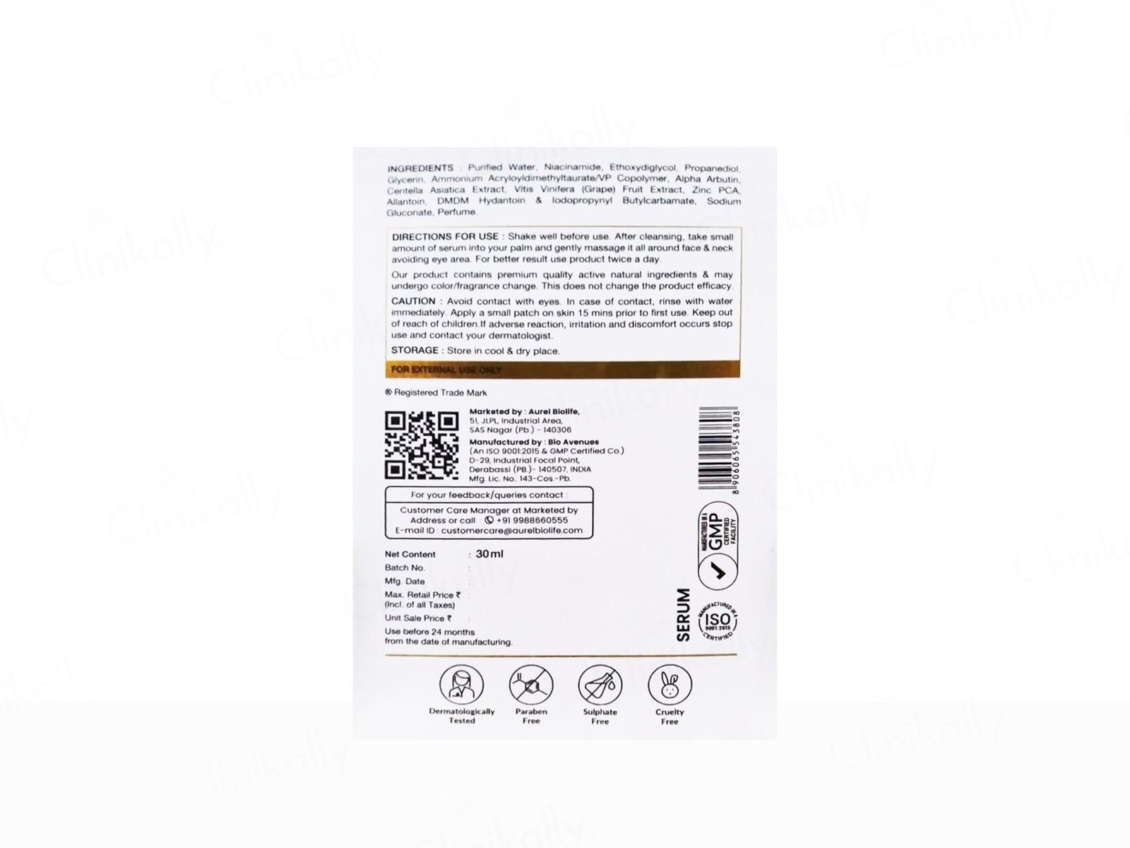 Niafine 10% Niacinamide Serum (30ml) - Image 2