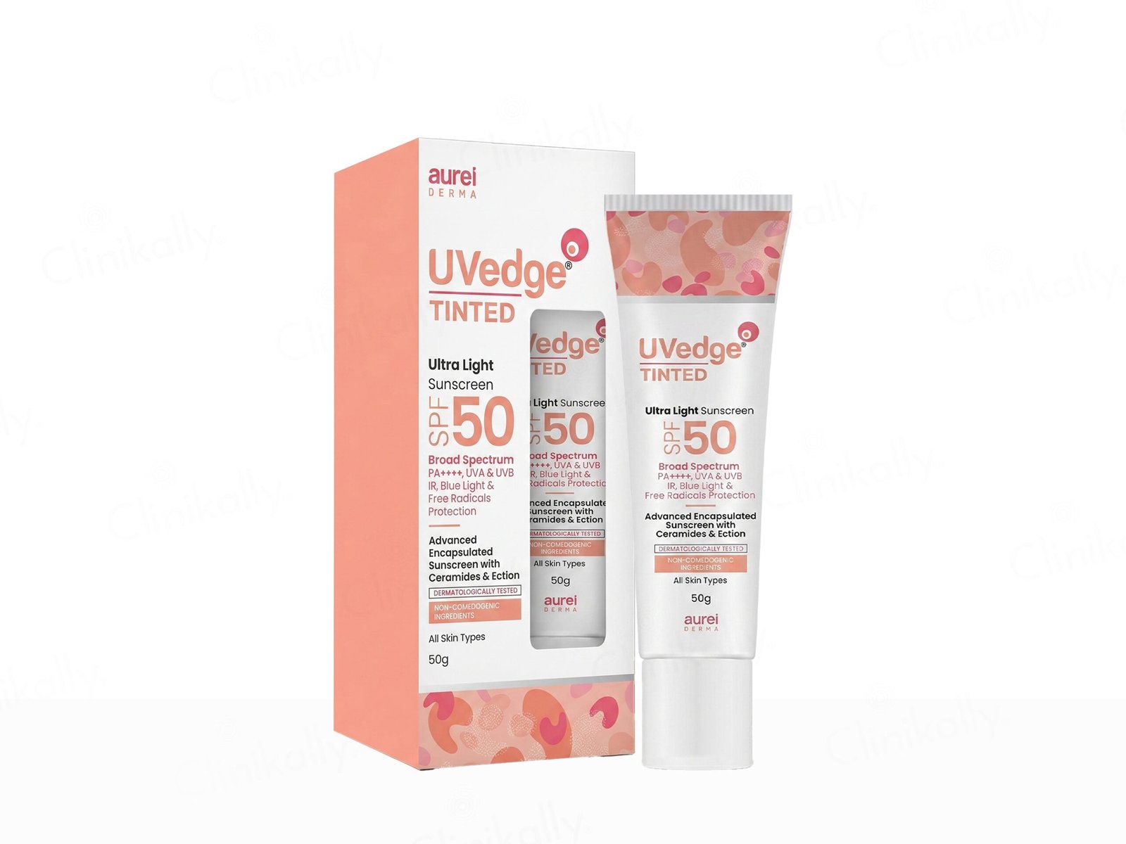 Uvedge Tinted Sunscreen SPF 50 PA+++