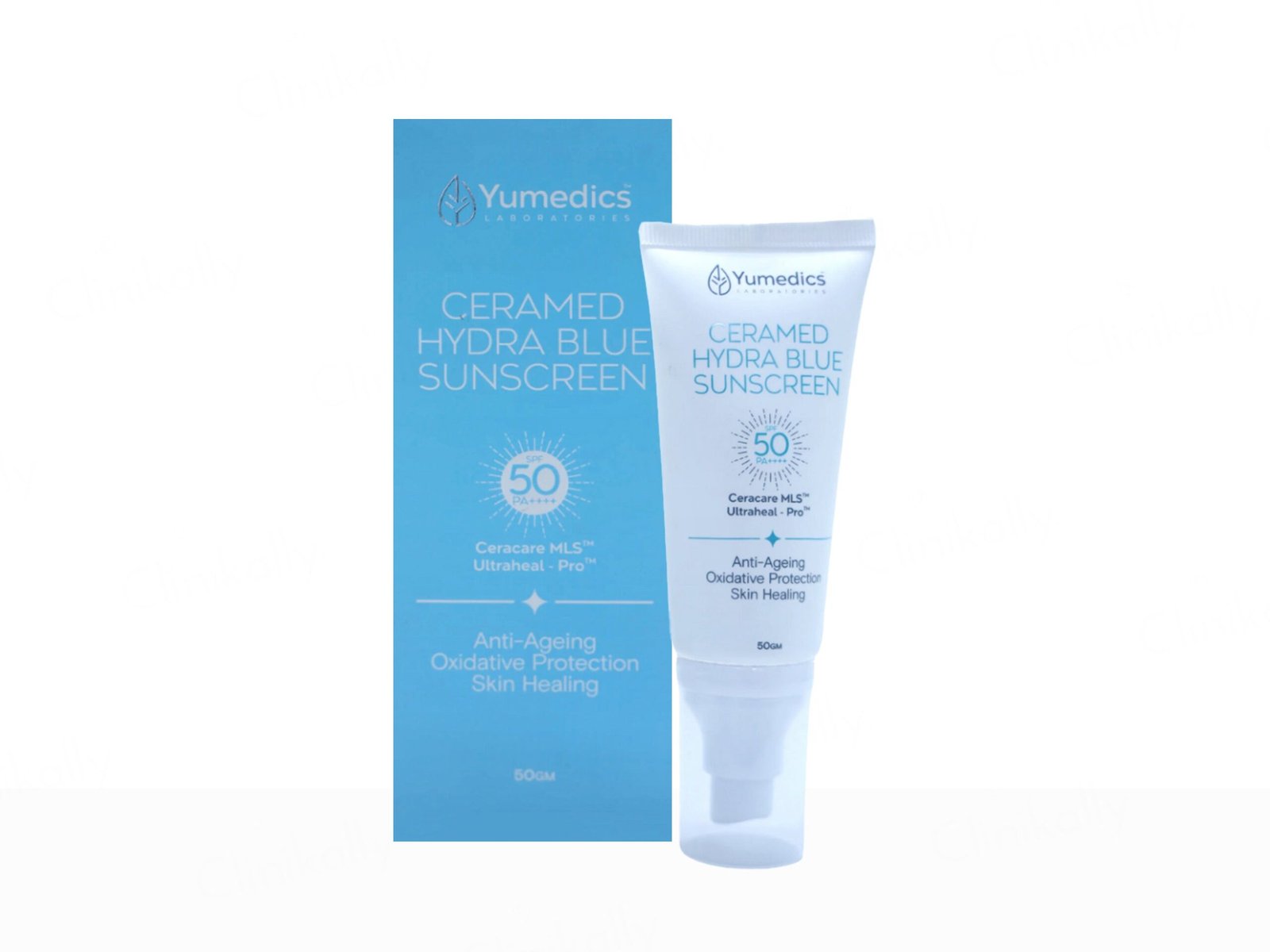 Yumedics Ceramed Hydra Blue Sunscreen SPF 50 PA++++
